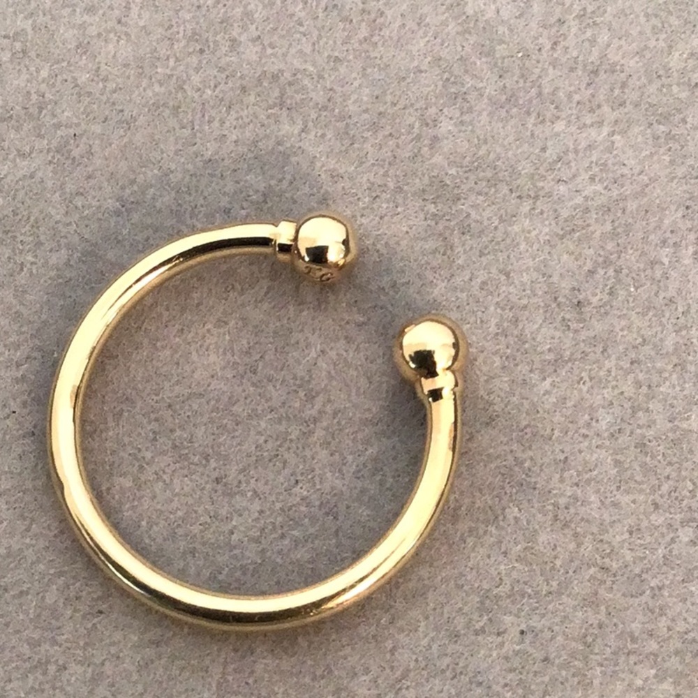 14K Yellow Gold Open Design Ring - Picture 5 of 6